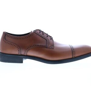 Bruno Magli Lansdale Leather Lace Up Cap Toe Oxfords Shoes Sz 14